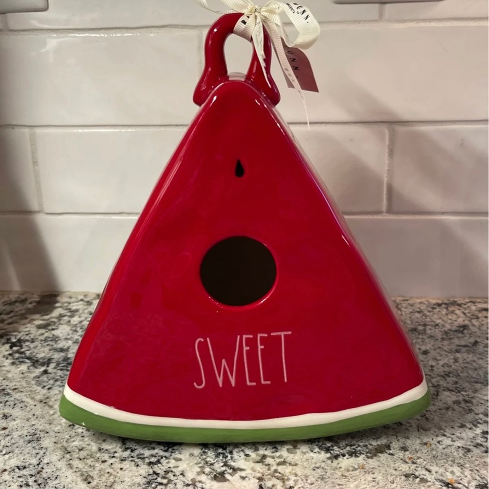 Rae Dunn bird house !l